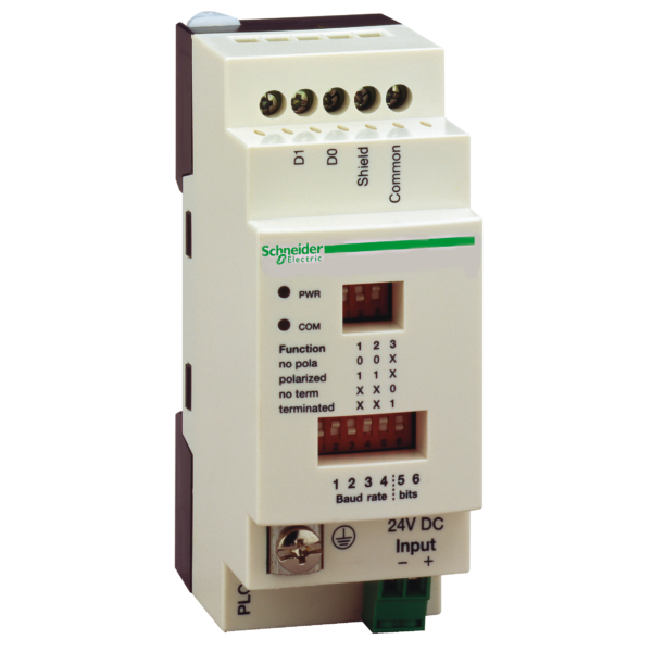 serial link tap isolation box - for PLC Twido - screw terminal block - 2 RJ45 - Telemecanique - TWDXCAISO