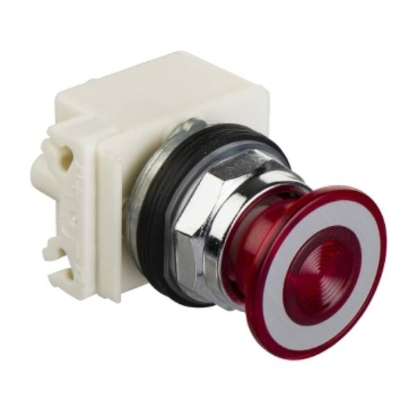 PUSHBOTTON PILOT LIGHT 30MM - Schneider Electric - 9001KR9P35LRR