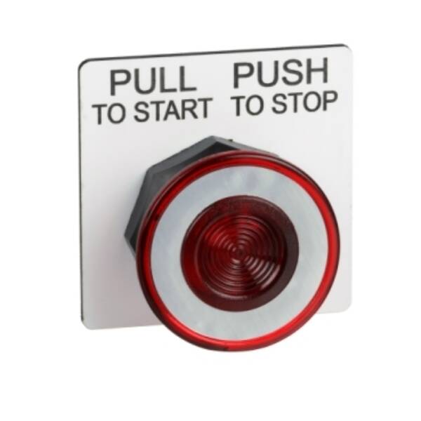 30MM PUSH-PULL OPERATOR RED KNOB - Schneider Electric - 9001SKR9R