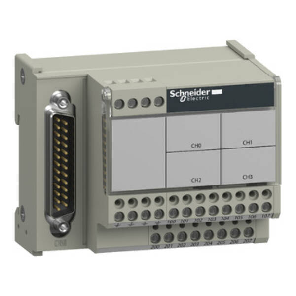 connection sub-base ABE7 - for distribution of 4 thermocouples - Schneider Electric - ABE7CPA412