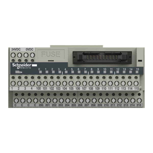 passive connection sub-base ABE7 - 16 inputs or outputs - Led - Schneider Electric - ABE7H16C21