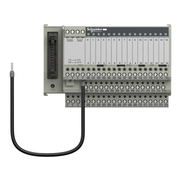 passive connection sub-base ABE7 - 16 inputs or outputs - Led - Schneider Electric - ABE7H16R31