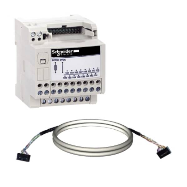 passive connection sub-base ABE7 - 16 inputs or outputs - Micro/Premium cable 1m - Schneider Electric - ABE7H20E100