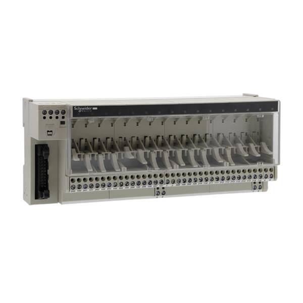 sub-base for plug-in relay ABE7 - 16 channels - relay 10 mm - Schneider Electric - ABE7P16T210