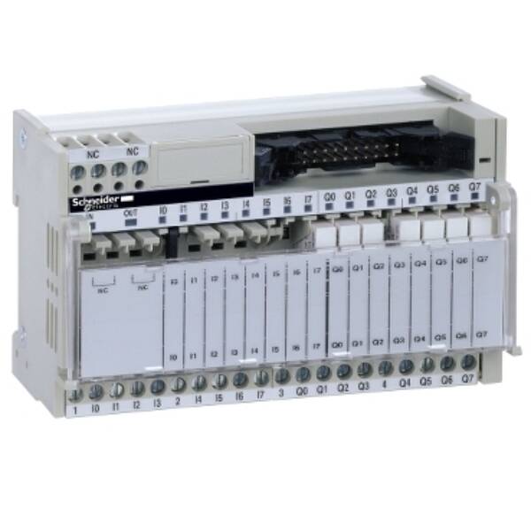 Sub-base with plug-in electromechanical relay ABE7, 16 channels, relay 5 mm - Schneider Electric - ABE7R16M111