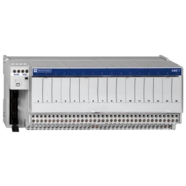 Sub-base with plug-in electromechanical relay ABE7 - 16 channels - relay 12.5 mm - Schneider Electric - ABE7R16T370