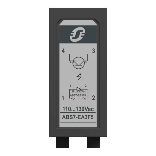 plug-in solid state relay- 12.5 mm - input - 110..130 V AC 60HZ - Schneider Electric - ABS7EA3F5