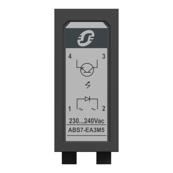plug-in solid state relay- 12.5 mm - input - 230..240 V AC 50HZ - Schneider Electric - ABS7EA3M5