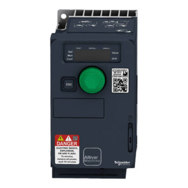 variable speed drive, ATV320, 0.18 kW, 200…240 V, 3 phases, compact - Schneider Electric - ATV320U02M3C
