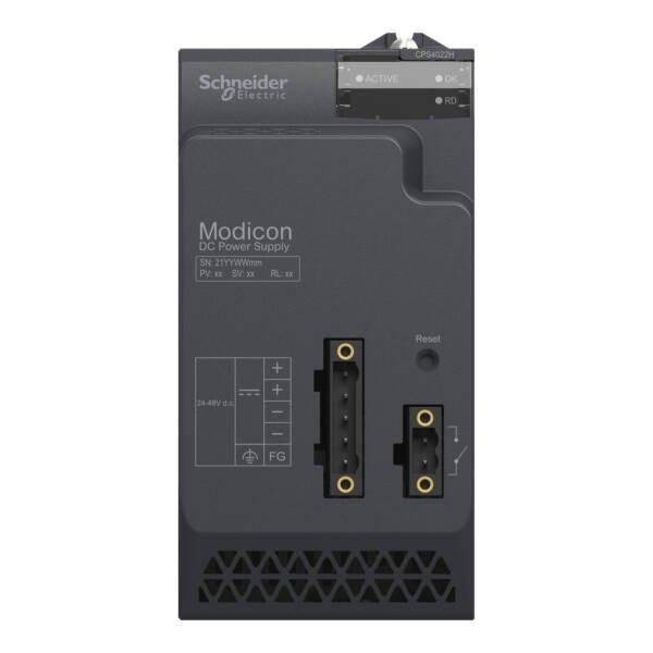 redundant power supply module X80 - 24..48 V DC -for severe environments - Schneider Electric - BMXCPS4022H