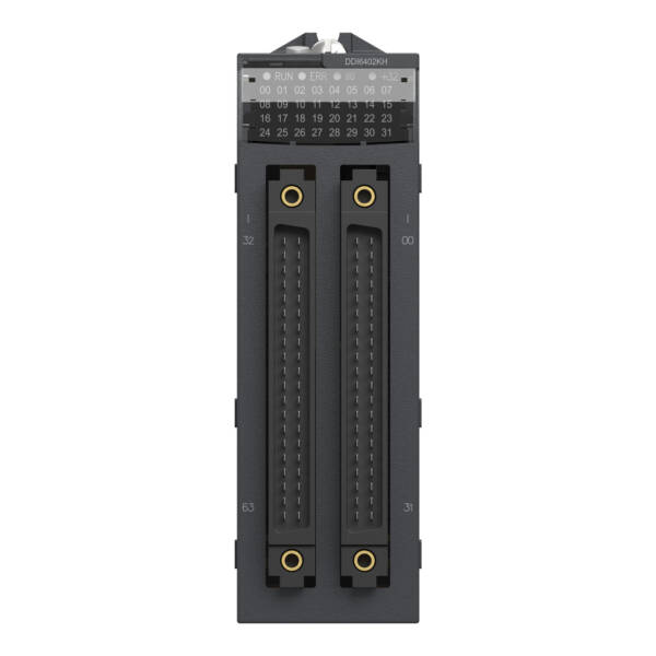 discrete input module X80 - 64 inputs - 24 V DC positive - severe - Schneider Electric - BMXDDI6402KH