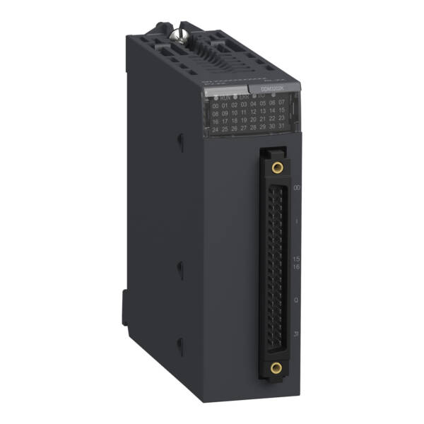 discrete I/O module X80 - 16 inputs - 24 V DC - 16 outputs - solid state - Schneider Electric - BMXDDM3202K