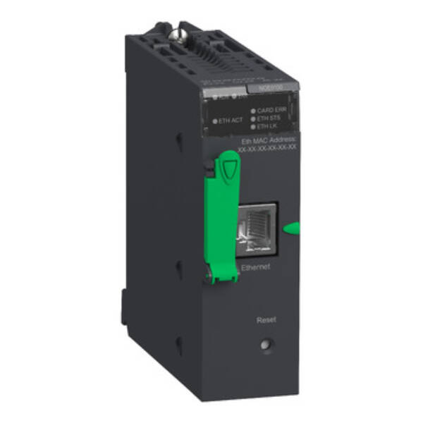 Ethernet module M340 - flash memory card - 1 x RJ45 10/100 - Schneider Electric - BMXNOE0100