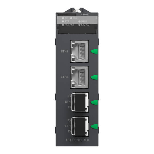 Fiber Converter SM/LC 2CH 100Mb - Schneider Electric - BMXNRP0201