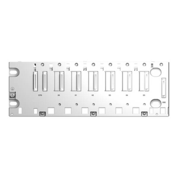 rack M340 - 6 slots - panel, plate or DIN rail mounting - Schneider Electric - BMXXBP0600