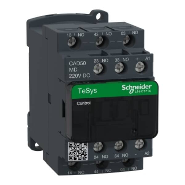 TeSys D control relay - 5 NO - <= 690 V - 220 V DC standard coil - Schneider Electric - CAD50MD