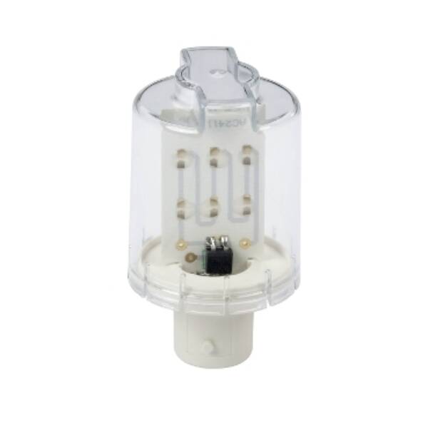 Harmony XVM, LED bulb super bright, BA 15d, red, steady light, 24 V AC/DC - Schneider Electric - DL2EDB4SB