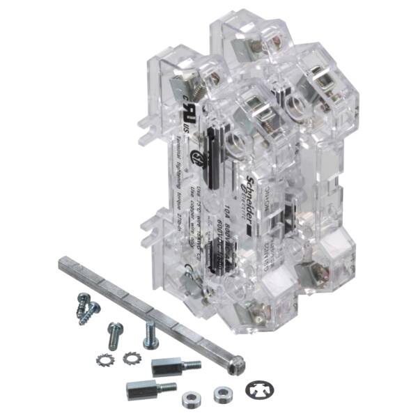 Auxiliary contacts, TeSys GS, 1NC + 1NO, instantaneous, right side mounting, for GS2 with left handle - Schneider Electric - GS1AN11G