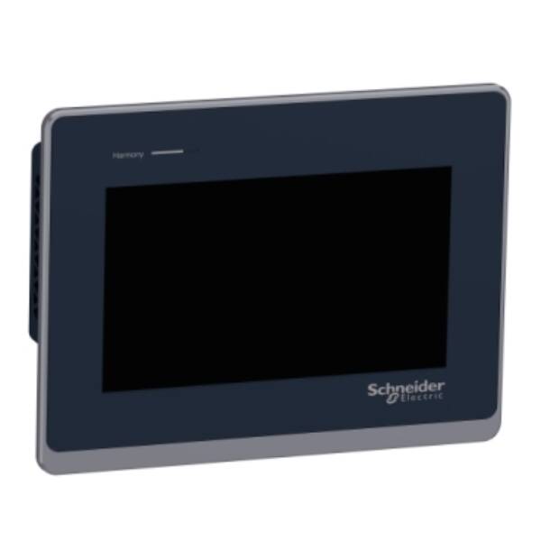 Touch panel screen, Harmony ST6, 7"W display, 2COM, 2Ethernet, USB host&device, 24 VDC - Schneider Electric - HMIST6400