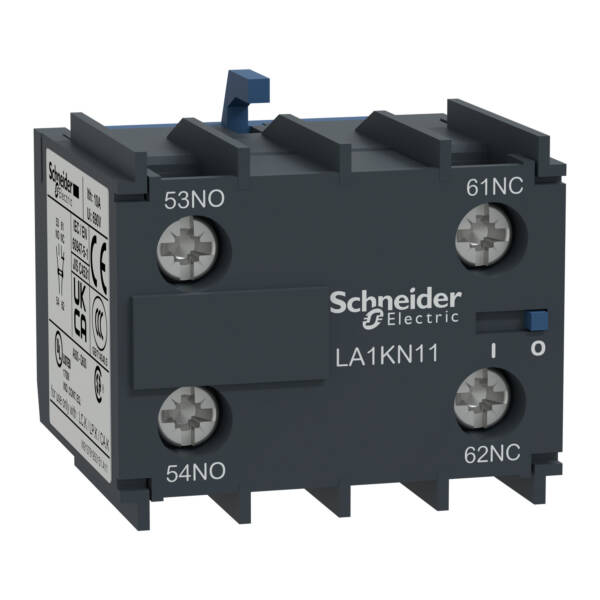 TeSys K - Auxiliary contact block - 2 NC - screw-clamps terminals - Schneider Electric - LA1KN02