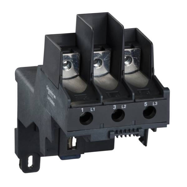 Adapter terminal block, TeSys LRD, for separate mounting of LR2D3… LR3D3…, lugs connection - Schneider Electric - LA7D30646