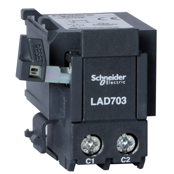 TeSys D thermal overload relays - remote electrical stop - 110 V DC/AC - Schneider Electric - LAD703F