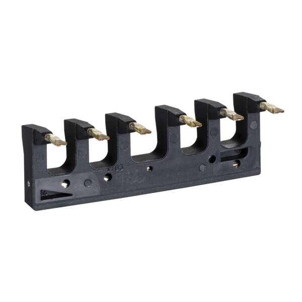 Set of power connections, inversing busbar, for 3P reversing contactors assembly, LC1D09-D38 spring terminals - Schneider Electric - LAD9V13