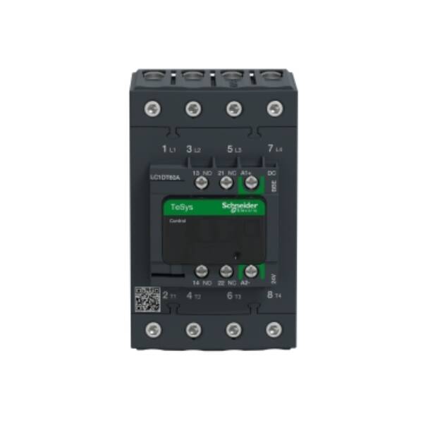 TeSys D contactor 4P 60A AC-1 up to 440V coil 24V DC Everlink - Schneider Electric - LC1DT60ABBE