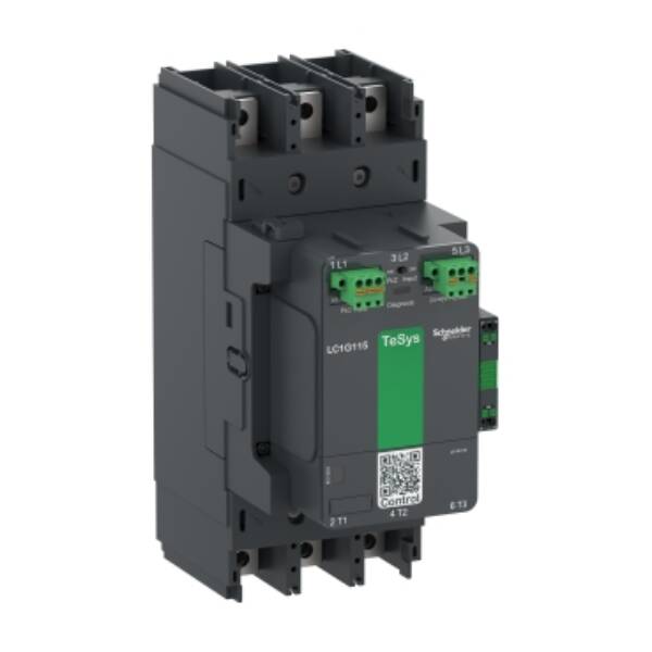 High power contactor, TeSys Giga, 3 pole (3NO), AC-3 <=440V 115A, advanced version, 200…500V wide band AC/DC coil - Schneider Electric - LC1G115LSEA