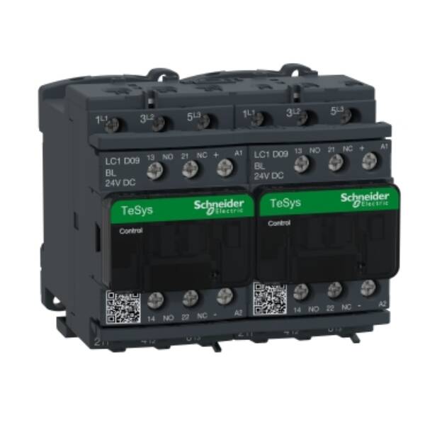 REVERSING CONTACTOR 575VAC 9A IEC - Schneider Electric - LC2D09BL