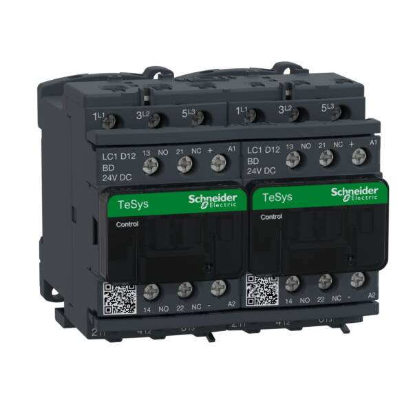 REVERSING CONTACTOR 575VAC 12A IEC - Schneider Electric - LC2D12BD