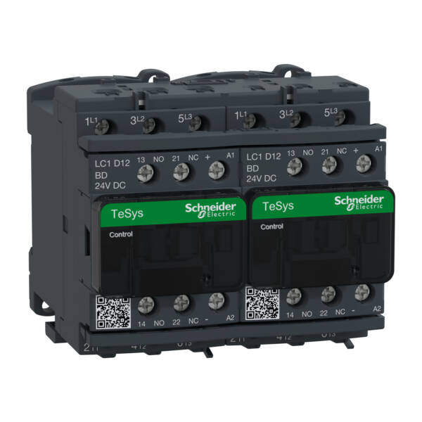 REVERSING CONTACTOR 575VAC 12A IEC - Schneider Electric - LC2D12BD