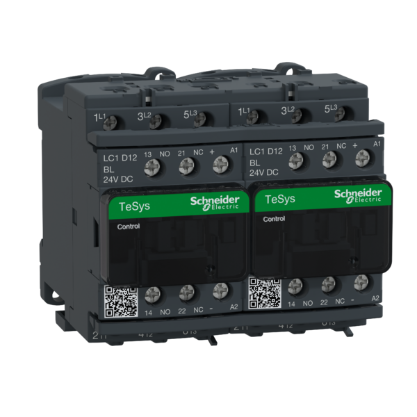 REVERSING CONTACTOR 575VAC 12A IEC - Schneider Electric - LC2D12BL