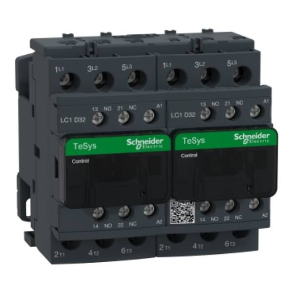 REVERSING CONTACTOR 575VAC 32A IEC - Schneider Electric - LC2D32G7