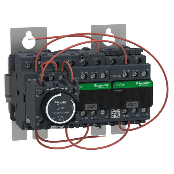 TeSys D - star delta starter - 3 x 3P (3 NO) - 12 A - 230 V AC coil - Schneider Electric - LC3D12AP7