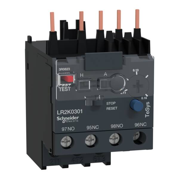 TeSys K - differential thermal overload relays - 0.11...0.16 A - class 10A - Schneider Electric - LR2K0301