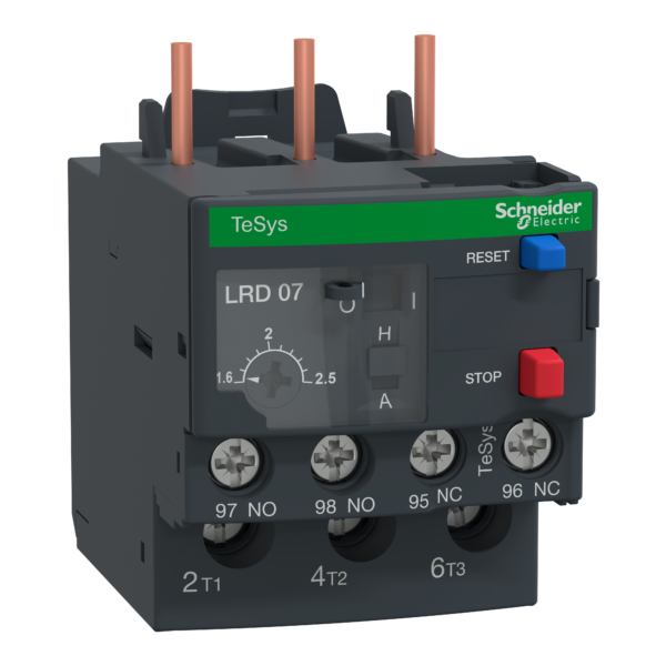 TeSys LRD thermal overload relays - 1.6...2.5 A - class 10A - Schneider Electric - LR3D076