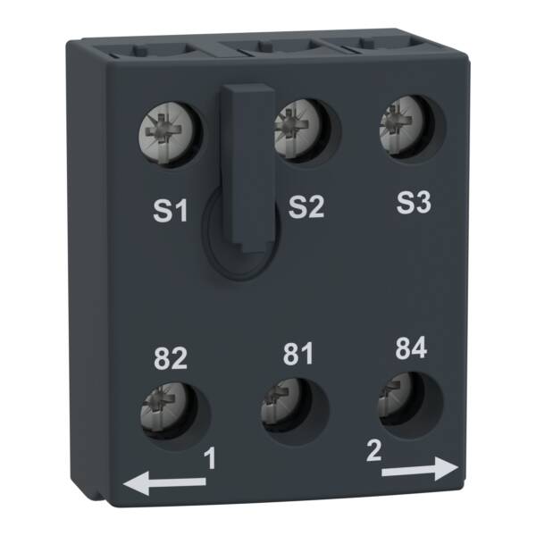 control terminal block - for reversing motor starter TeSys U - Schneider Electric - LU9MR1