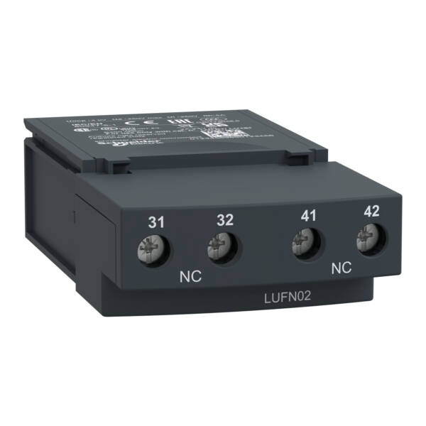 auxiliary contacts LUF - 2NC - Schneider Electric - LUFN02