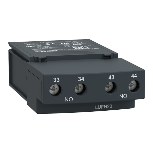 auxiliary contacts LUF - 2NO - Schneider Electric - LUFN20