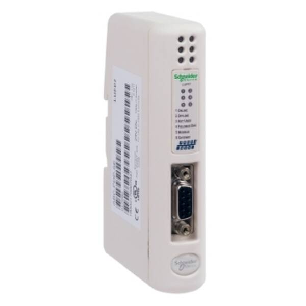 Profibus DP/Modbus communication gateway - 1 Profibus DP SUB-D9 - 1 RJ45 Modbus - Schneider Electric - LUFP7