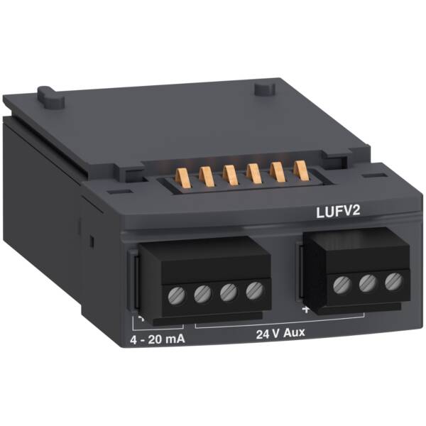 TeSys U - LUF function block indication of motor load 4...20 mA - Schneider Electric - LUFV2