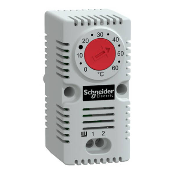 ClimaSys CC - simple thermostat 250V - range of temperature 0…60°C - NC - °C - Schneider Electric - NSYCCOTHC