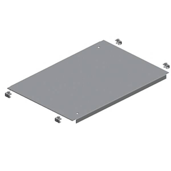 "Plain cable gland plate, PanelSeT SFN, PanelSet SF, for electrical enclosure W800 D600mm, fixed by clips" - Schneider Electric - NSYEC86