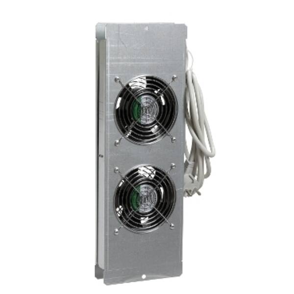 Actassi - ventilation plate with 2 cut-outs with fan - Schneider Electric - NSYECVT2V440