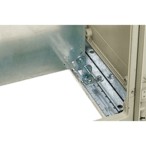 Set of 4 brackets to get an additional support of mounting plate on step slides - Schneider Electric - NSYEDPLA