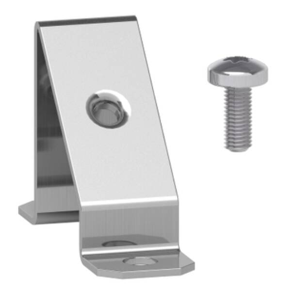 "Rail support bracket for fixing rails at an angle of 45Â°, PanelSeT SFN, PanelSeT SF, PanelSeT SM, steel" - Schneider Electric - NSYFB45