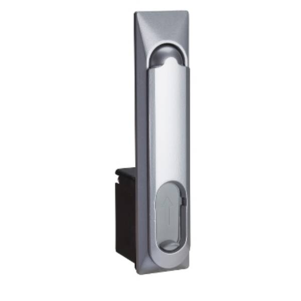 Replacement lock handle for stainless enclosure, 3mm double bar, zamak painted - Schneider Electric - NSYMCSX