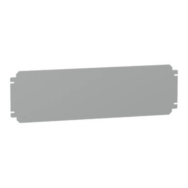 Plain mounting plate H200xW600mm made of galvanised sheet steel - Schneider Electric - NSYMM26SB