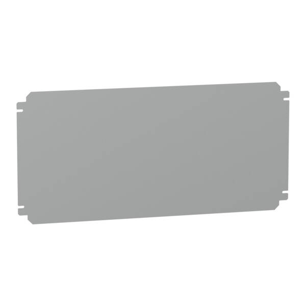 Plain mounting plate H300xW600mm made of galvanised sheet steel - Schneider Electric - NSYMM36SB